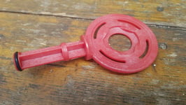 VINTAGE Dragon Fire Paintball Barrel Plug / Blocker /Bung - New - Red Model 5715