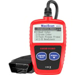 Start - 1pc MS309 can obdii outil de diagnostic OBD2 Scanner–Outil d'analyse pour voyant de contrôle du moteur (rouge)