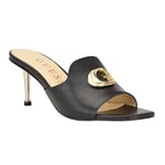 GUESS Femme Boutons-Pression Sandale à Talon, Noir 001, 39 EU