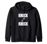 Knock Knock Broken Piston Funny Car Lover Mechanic Racecar Zip Hoodie