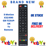 New TV Remote Control for TECHNIKA 32G22B-HDDVD