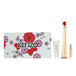 Kenzo Flower L'absolue Eau De Parfum 3 Piece Gift Set