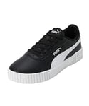 Puma Women's Carina 2.0 Sneaker, Puma Black Puma White Puma Silver, 3.5 UK