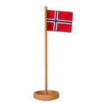 Spring Copenhagen - Tha Table Flag norsk flagg 39 cm eik/tekstil