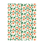 Marimekko Pieni Unikko vahaliina Green-cotton-orange