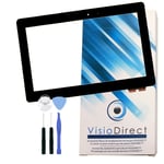 Visiodirect® Vitre Ecran Tactile Pour Asus Transformer Book T100ha-Fu006t + Kit Outils Tablette Noire