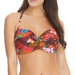 Freya Swimwear Safari Beach Twist Bandeau Bikini Top Multi 3723