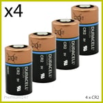 4 x Duracell CR2 3V Ultra Lithium Photo Batteries DLCR2 ELCR2 CR15H270 LONG EXP