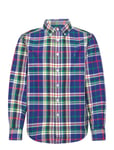 Ralph Lauren Kids Plaid Cotton Oxford Shirt Blå