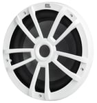 JBL Stage Marine caisson de Basse étanches 10" (250mm) - 600 Watts Subwoofer Marins pour Bateau - Enciente encastrables d'extérieur résistants aux UV et à l'eau salée - Couleur : Blanc