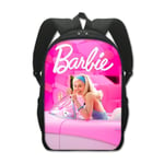 Sac d'école princesse Barbie, sac à dos confortable en polyester, sac d'ordinateur de grande capacité de style coréen SHB16942