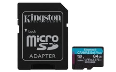 Kingston Technology Canvas Go! Plus Memoria Flash 64Gb Microsd Classe 10 Uhs-I S