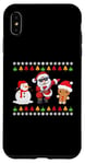 Coque pour iPhone XS Max Pull de Noel Christmas Dab Pere Noel Pain D'epice Noel