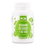 Healthwell Vitamin D3 5000 + K2 100, 90 kaps