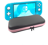 Nintendo Switch LITE Pink Slim EVA Hard Travel Case Cover With 8 Game Storage