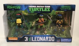 Teenage Mutant Ninja Turtles - LEONARDO Exclusive 3 Figure Pack - New Sealed Box