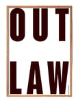 Get-It-Out-Out-Law White Poster & Frame