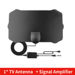 KeRestoQuebec Umei-Antenne TV numérique intérieure HD 4K,amplificateur amplifié à gain élevé,récepteur satellite - Type Antenna andAmplifier #C