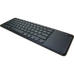 - Clavier avec touchpad sans fil noir