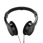 Bass Stereo Headphones On Ear Foldable Headband Headset For Kids Black