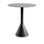 HAY - Palissade Cone Table - Anthracite - Ø70 cm - Matbord utomhus - Ronan & Erwan Bouroullec - Grå - Metall