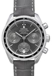 Omega 324.38.38.50.06.001 Speedmaster Chronograph 38Mm Harmaa/Nahka Ø38 mm