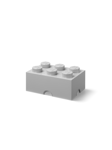 LEGO Storage brick 6 - MEDIUM STONE GREY