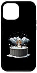 iPhone 12 Pro Max Cool Beagle in Hot Tub Case