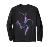 Just A Girl In Love with Horses Dreamy Silhouette Horse Kiss Long Sleeve T-Shirt