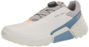 ECCO Biom Hybrid 4 Gore-Tex-Waterproof, Women's Golf Shoes, White Blue Retro, 13.5/14.5 UK