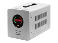 Qoltec Pure Sine Wave - Ups - Oavbruten - Ac 230 V - 560 Watt - 800 Va - Utgångskontakter: 2 - Grå