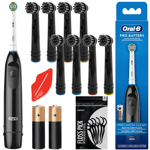 Oral-B Advance DB5 Electric Toothbrush Black + 8 Replacement Brush Heads