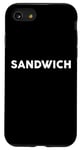 Coque pour iPhone SE (2020) / 7 / 8 T-shirt « Shirt That Says Sandwich » Simple City