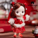 New 16 Cm BJD Mini Doll 13 Movable Joint Girl Baby 3D Big Eyes Beautiful DIY