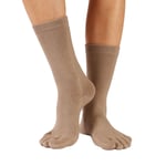 TOETOE Essential Mid-calf Tåstrumpor, beige