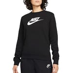 Nike Femme W Nsw Club Flc Gx Crew Stadium Veste, Black/White, XS EU