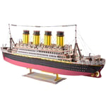 Lllunimon Titanic 3D Puzzle Wooden Model Building Set, Boat Ship Jigsaw Model DIY Games Educational Toys for Adults Kids Gifts Home Decor