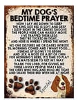 SHAWPRINT MY Dog's Bedtime Prayer Retro Style Metal TIN Sign/Plaque, Spaniel, 4" x 3" Fridge Magnet