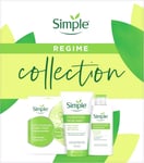 Simple Kind to Skin Regime Gift Set Facial Wash, Sheet Mask & Moisturiser... 