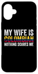 iPhone 16 Plus Proud Husband of Colombian Wife Humor and Pride Vintage Case