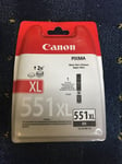 Canon Genuine Original CLI-551 XL Black Ink Cartridge CLI 551XL