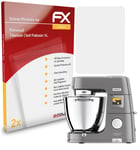 2x Film Protection d'écran pour Kenwood Titanium Chef Patissier XL mat&antichoc