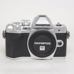 Olympus Used OM-D E-M10 Mark III Mirrorless Camera Body Silver