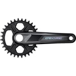 Shimano Deore FC-M6100 Deore chainset; 12-speed; 55 mm chainline; 32T; 165 mm