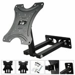 Swing Folding Arm Mount Swivel Tilt Ceiling Wall Bracket LED TV LCD 14”-42”Black