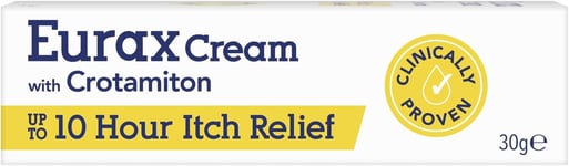 Eurax Itch Relief Cream 30g - Helps Stop Itching Fast - Lasts UpTo 10h 30g Cream