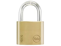 Yale YE1/20/122/1 Brass Padlock Indoor