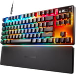 Apex Pro TKL clavier gaming HyperMagnetic - Actionnement ajustable - Format Esport TKL - Écran OLED - RGB - Touches PBT - USB-A - Nordique QWERTY