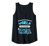 Womens School Nurse Back to School Nurse Day RN Medical Nursing Tank Top