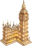 ROBOTIME 3D Puzzle Big Ben Wooden Model Kits for Adult to Build Your Own... 